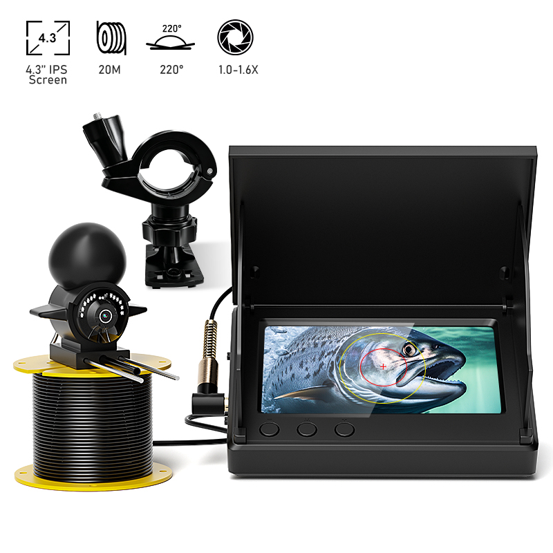 Underwater Fishing Camera - Przenośny lokalizator ryb z ekranem LCD