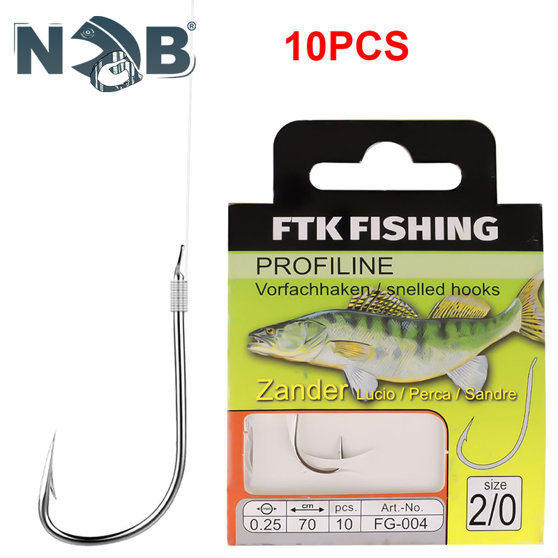 Snell Fishing Rig - FTK 10 sztuk/opakowanie 70cm Gotowe Przypony