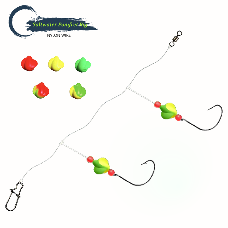 Snell Fishing Rig - Zestawy Pompano Rigs Snell Float, 3/6