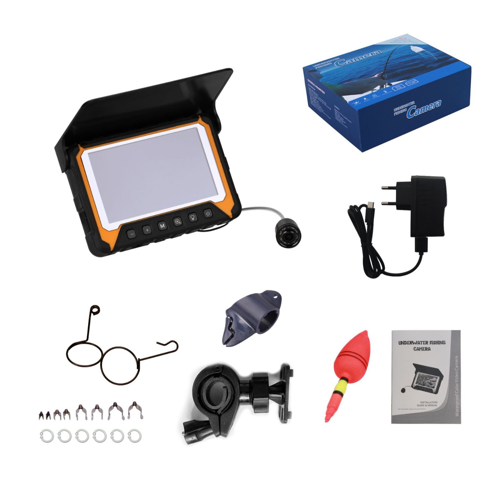 Underwater Fishing Camera - 5-calowy ekran IPS Kamera podwodna do