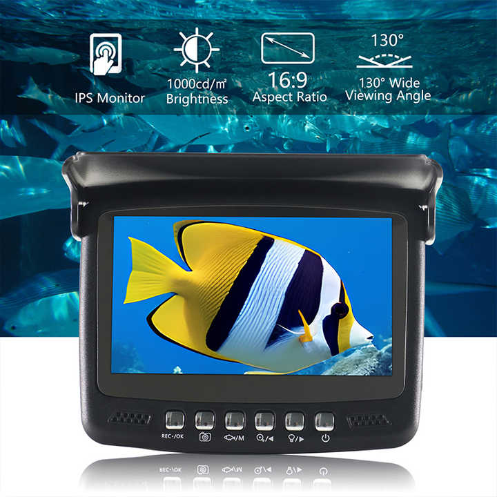 Underwater Fishing Camera - 4,3-calowy ekran podwodny 15/30M kamera do
