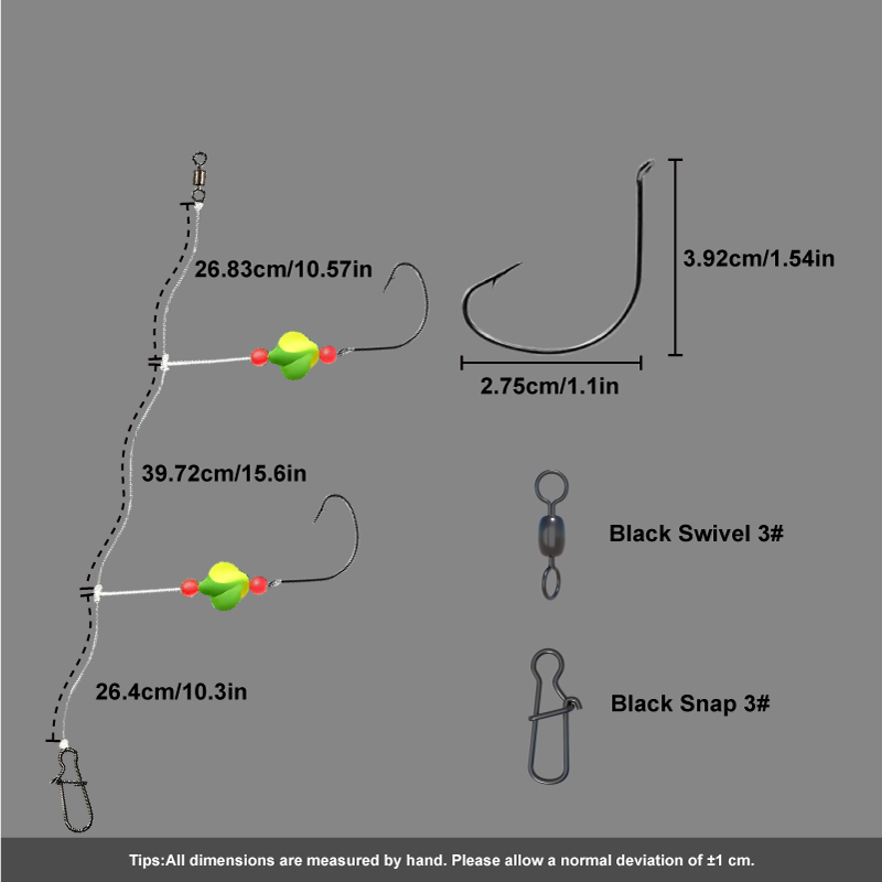 Zestawy Pompano Rigs Snell Flo – Snell Fishing Rig recenzja i cena