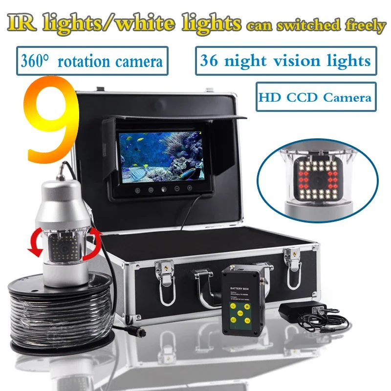 Echosonda F08A 9-calowa podwod – Underwater Fishing Camera recenzja i cena