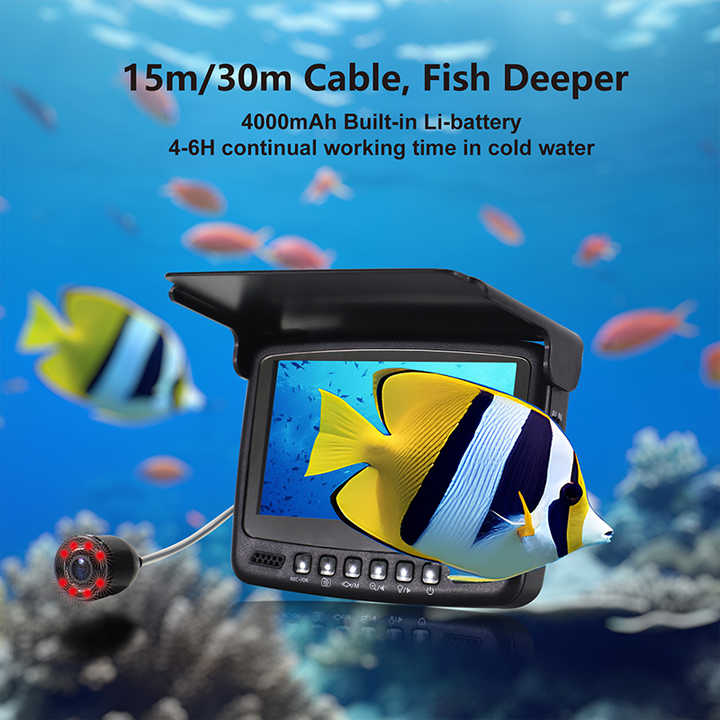 4,3-calowy ekran podwodny 15/3 – Underwater Fishing Camera recenzja i cena