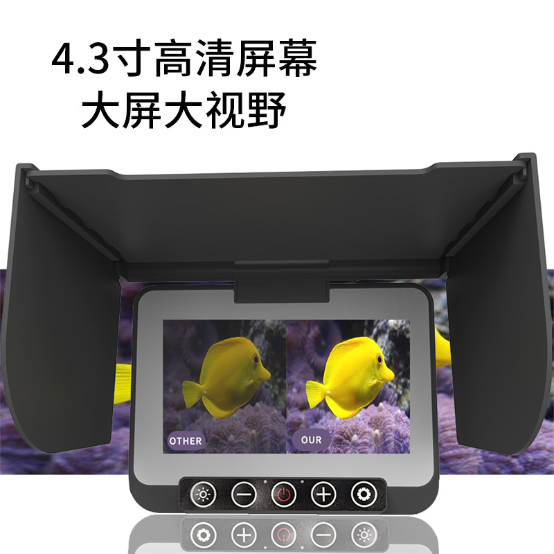 4,3-calowy ekran IPS 1000TVL P – Underwater Fishing Camera recenzja i cena