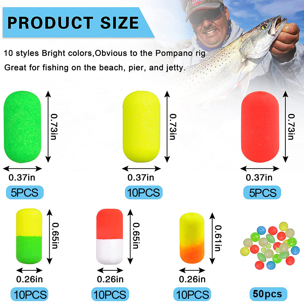 138 sztuk Pompano Rigs pływa k – Snell Fishing Rig recenzja i cena