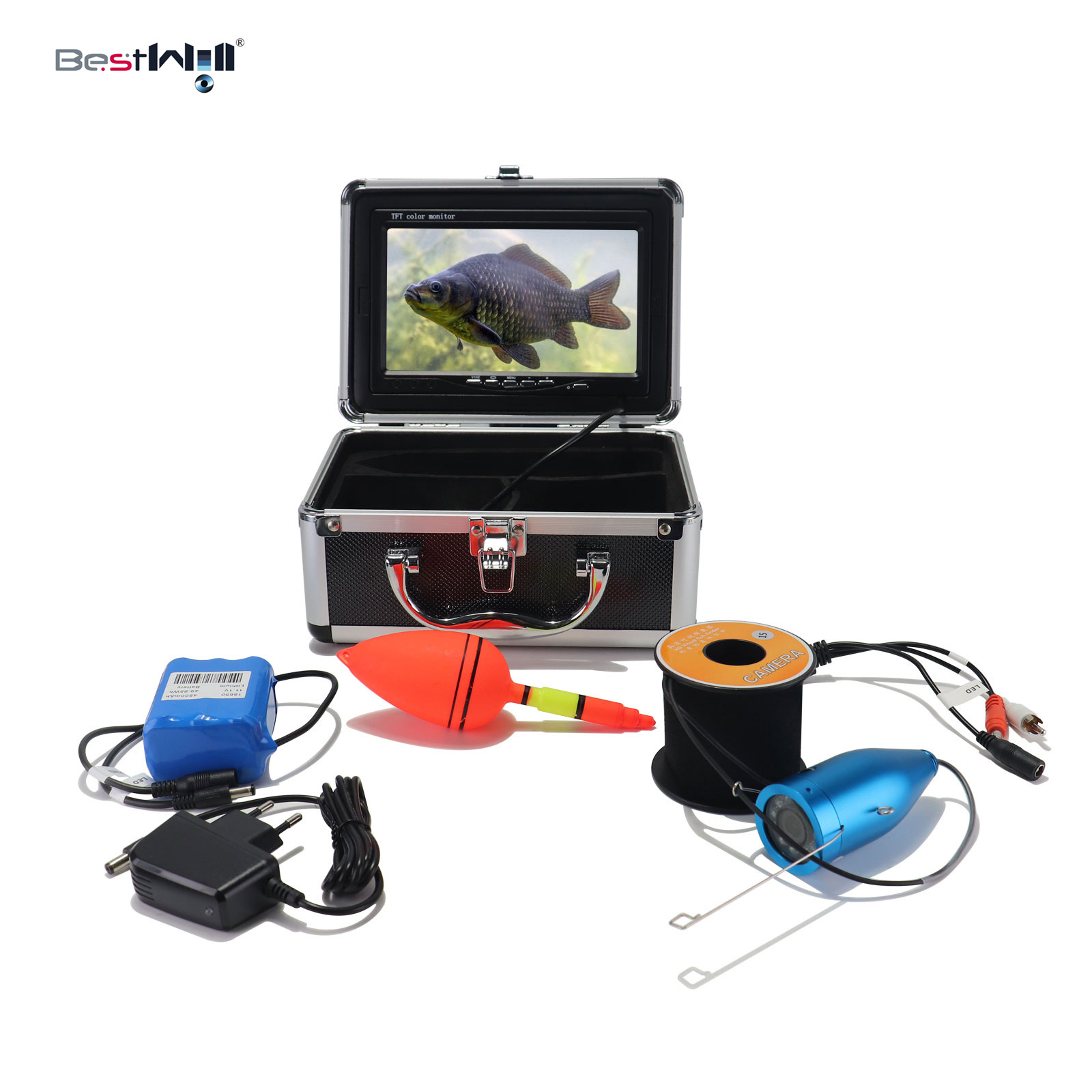 7-calowy ekran IPS, kamera pod – Underwater Fishing Camera recenzja i cena